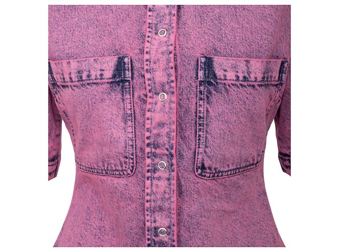 Stella Mc Cartney Camicia in denim tinto Stella McCartney Rosa - vista 3