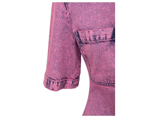 Stella Mc Cartney Camicia in denim tinto Stella McCartney Rosa - vista 4
