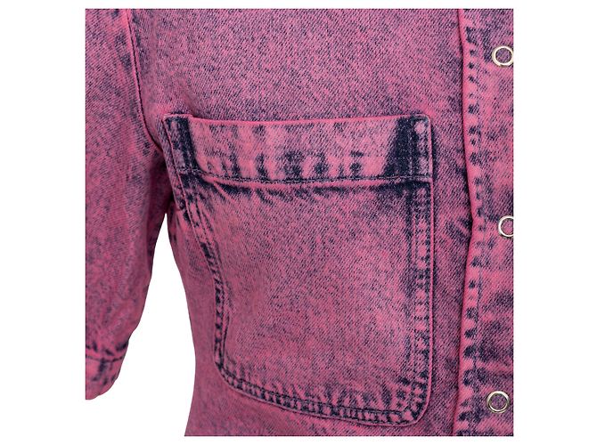 Stella Mc Cartney Camicia in denim tinto Stella McCartney Rosa - vista 6