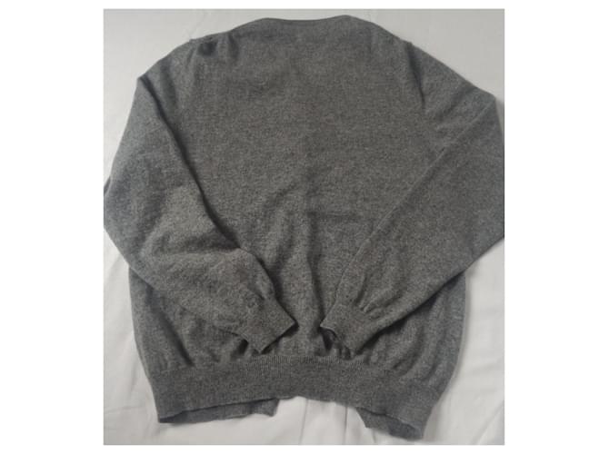 Cardigan Eric Bompard de cachemira gris - vista 3