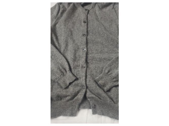 Cardigan Eric Bompard de cachemira gris - vista 6