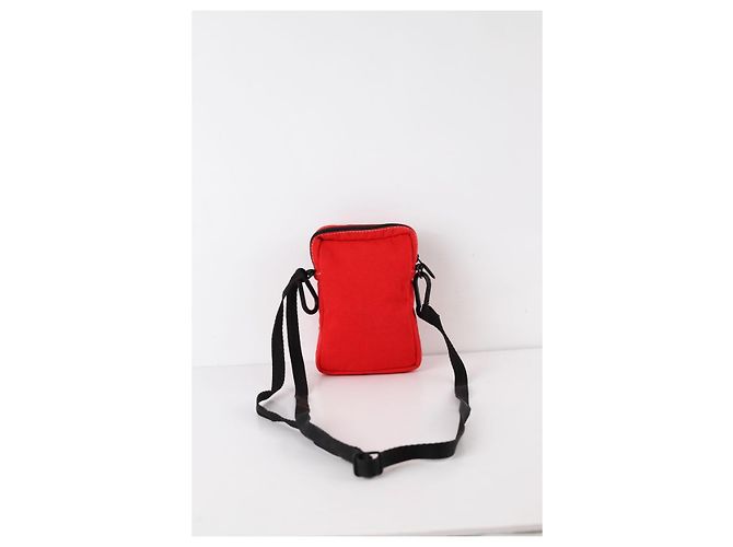 Off White Borsa a tracolla in cotone - vista 3