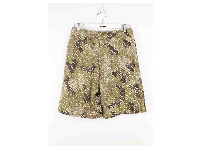 Burberry Pantaloncini in cotone Cachi - vista 3