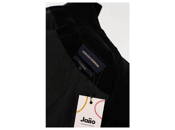 Vanessa Seward Blazer de veludo Preto - vista 5