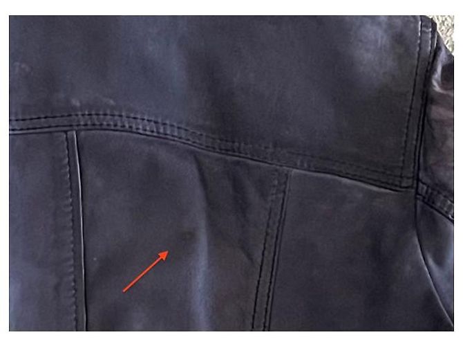 Blaue gewaschene Lammleder-Fliegerjacke Dolce & Gabbana Größe 52 IT - Ansicht 19