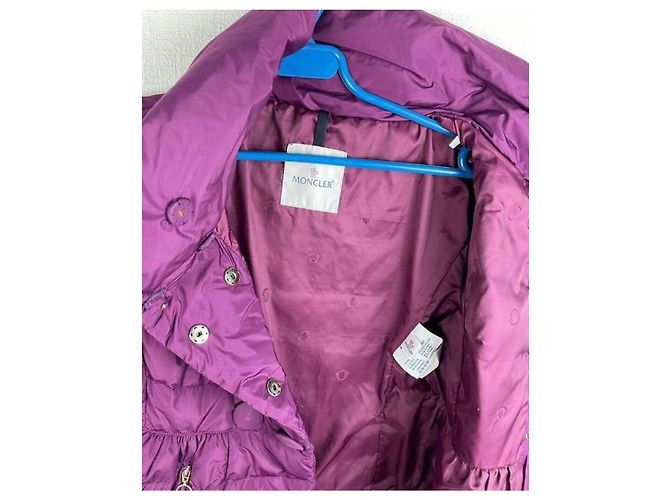 Giacca Piumino Moncler Kelly Viola Porpora - vista 3