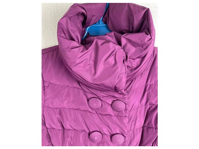 Giacca Piumino Moncler Kelly Viola Porpora - vista 4