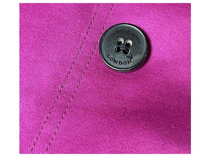 Gabardina Burberry de algodón morada Púrpura - vista 2