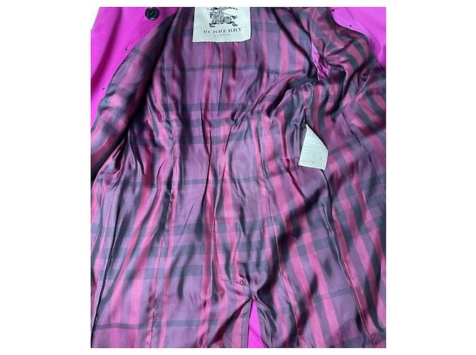 Gabardina Burberry de algodón morada Púrpura - vista 5