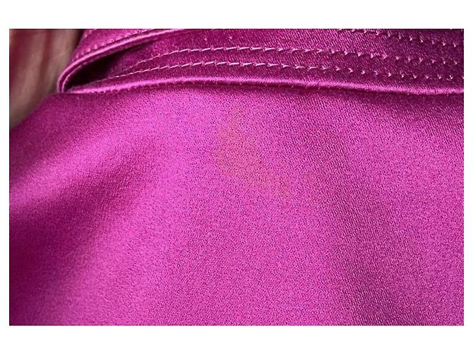 Gabardina Burberry de algodón morada Púrpura - vista 9