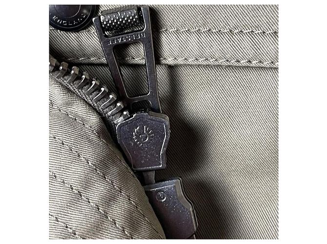 Belstaff Jacke Windjacke Olivgrün Baumwolle - Ansicht 6