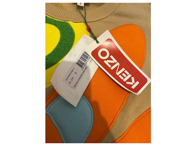Sweater Kenzo Oversize de algodão bege - vista 3
