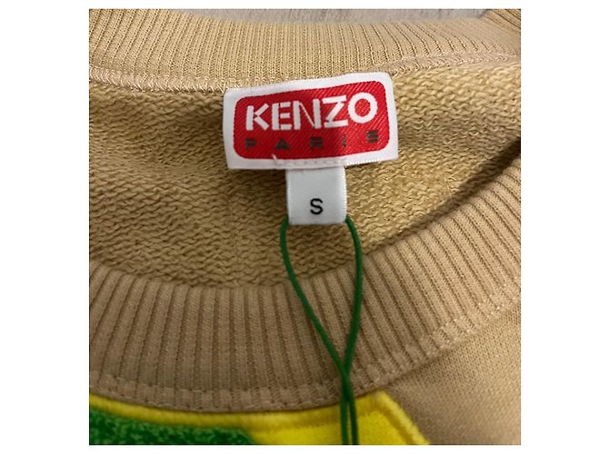 Sweater Kenzo Oversize de algodão bege - vista 4