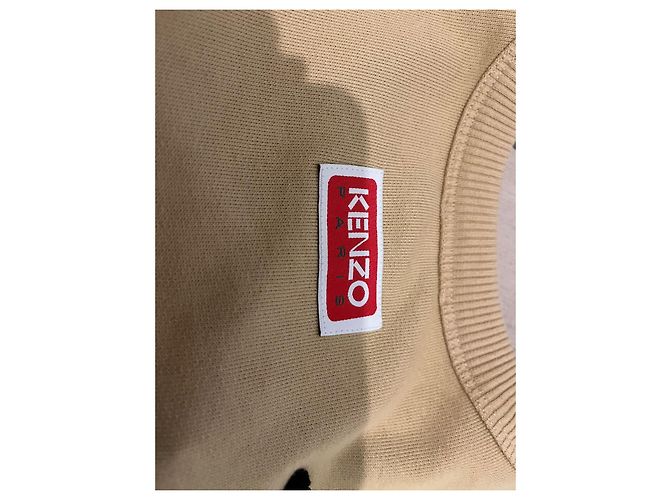 Sweater Kenzo Oversize de algodão bege - vista 7