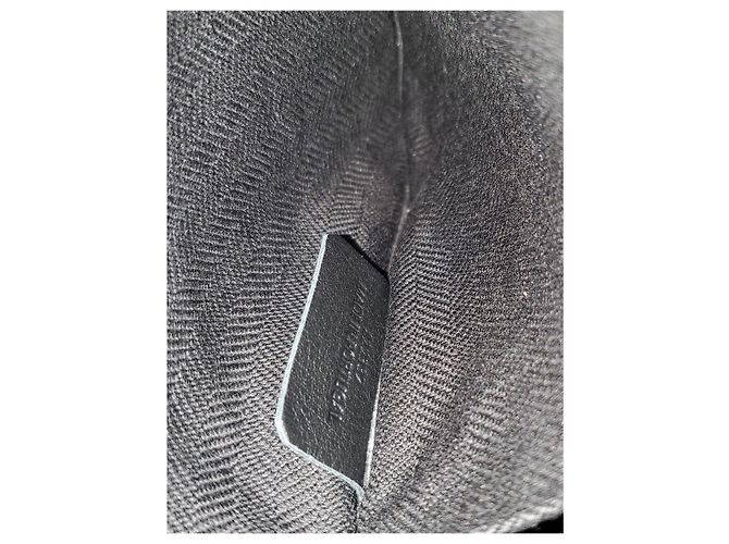 Sac messager militaire Loewe XS en cuir noir - vue 15