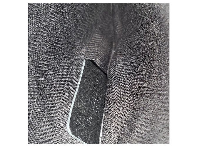Sac messager militaire Loewe XS en cuir noir - vue 7