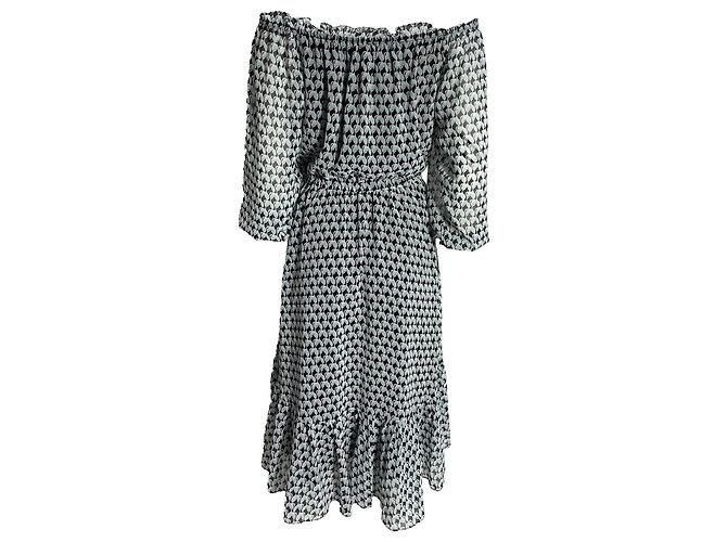 Abito stampato al ginocchio in seta multicolore di Diane von Furstenberg - vista 2