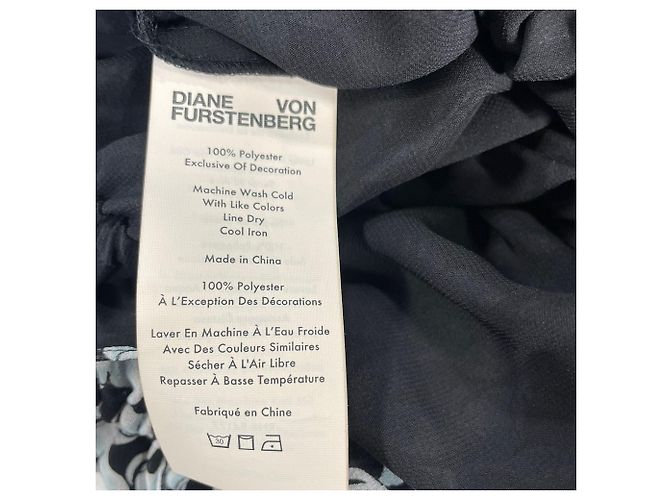 Abito stampato al ginocchio in seta multicolore di Diane von Furstenberg - vista 6