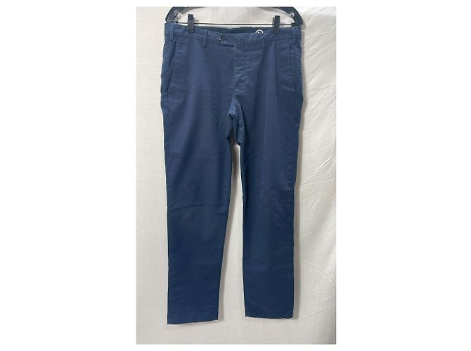 Pantaloni Loro Piana in cotone blu navy - vista 6