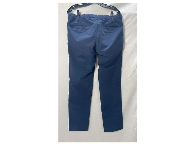 Pantaloni Loro Piana in cotone blu navy - vista 7
