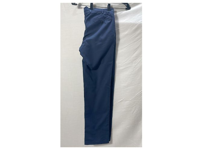 Pantaloni Loro Piana in cotone blu navy - vista 8