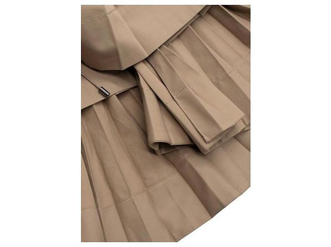 Christian Dior Falda plisada asimétrica beige Dior - vista 5
