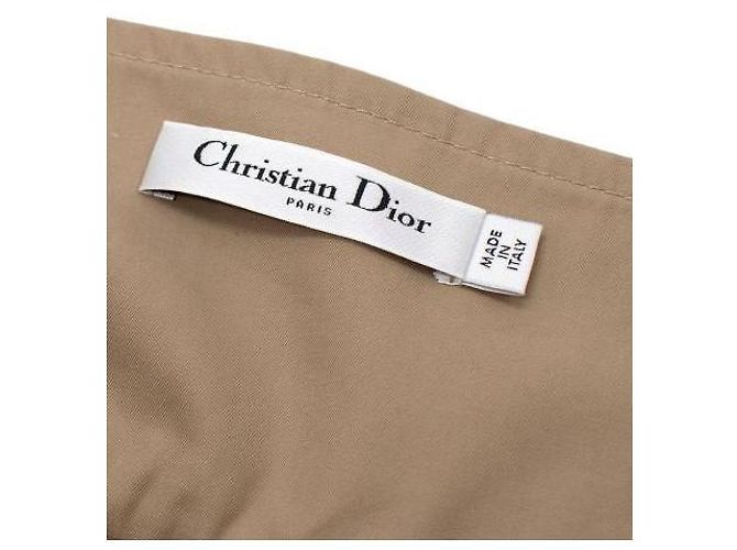Christian Dior Falda plisada asimétrica beige Dior - vista 6