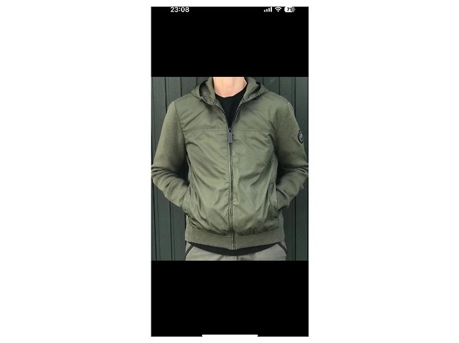 Canada Goose Windbridge Cardigan Khaki Wolle - Ansicht 4