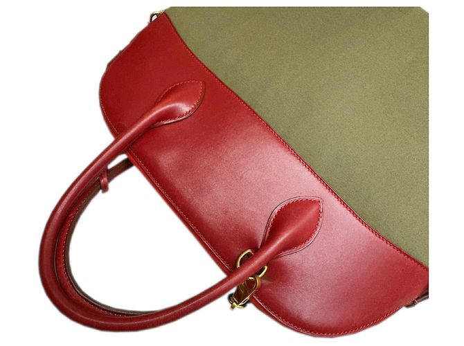 Hermès Borsa a mano Hermes Borsa a spalla Bolide 35 Rosso Cachi - vista 14