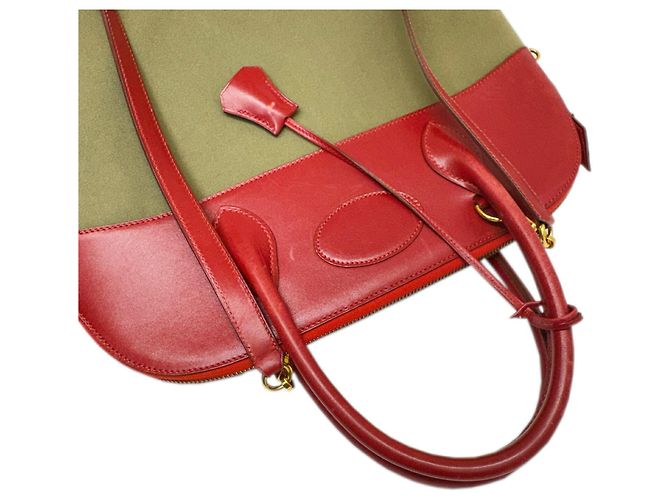 Hermès Borsa a mano Hermes Borsa a spalla Bolide 35 Rosso Cachi - vista 15