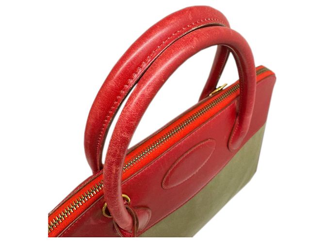 Hermès Borsa a mano Hermes Borsa a spalla Bolide 35 Rosso Cachi - vista 16