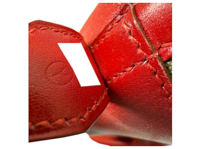 Hermès Borsa a mano Hermes Borsa a spalla Bolide 35 Rosso Cachi - vista 17