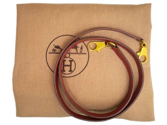 Hermès Borsa a mano Hermes Borsa a spalla Bolide 35 Rosso Cachi - vista 19