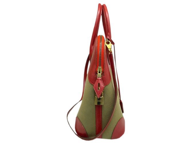 Hermès Borsa a mano Hermes Borsa a spalla Bolide 35 Rosso Cachi - vista 4