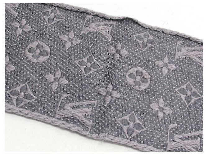Sciarpa Monogram Louis Vuitton Mania Grigio Perla - vista 11