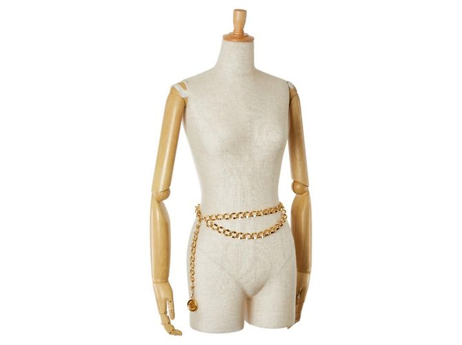 Vintage Gold Chain Belt von Chanel Cambon Golden - Ansicht 5