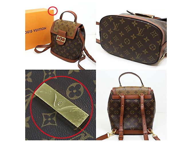 Zaino Dauphine M45142 di Louis Vuitton Marrone Beige Monogramma - vista 2