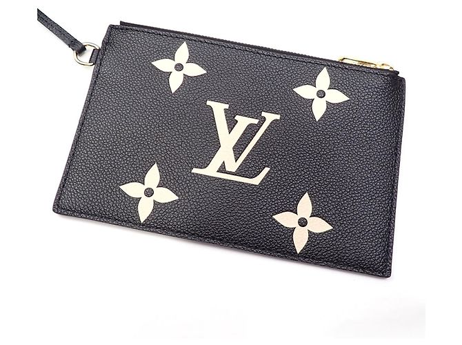 Néonoé Borsa Louis Vuitton Bicolor Monogram Empreinte NeoNoe MM Nero Beige - vista 4