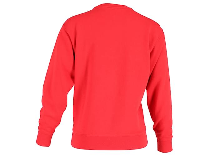 Kenzo Tiger Grafikpullover aus roter Baumwolle - Ansicht 3