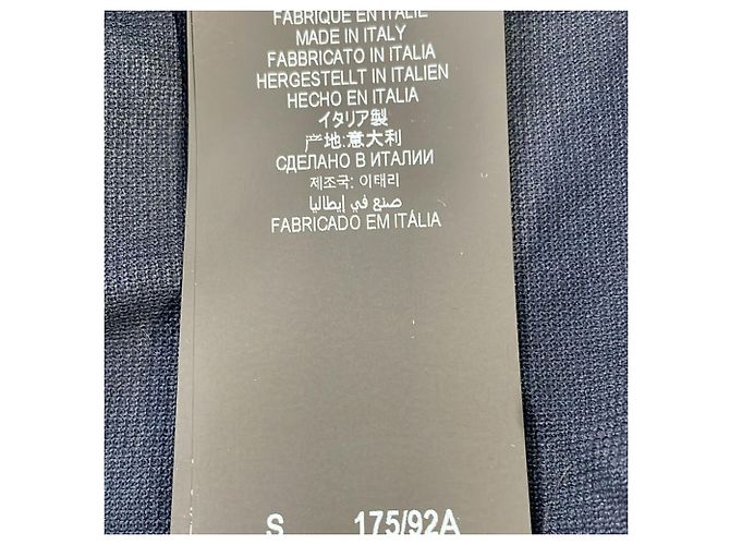 Polo-Shirt aus navyblauer Baumwolle mit gesticktem Logo Saint Laurent Cassandre Marineblau - Ansicht 6