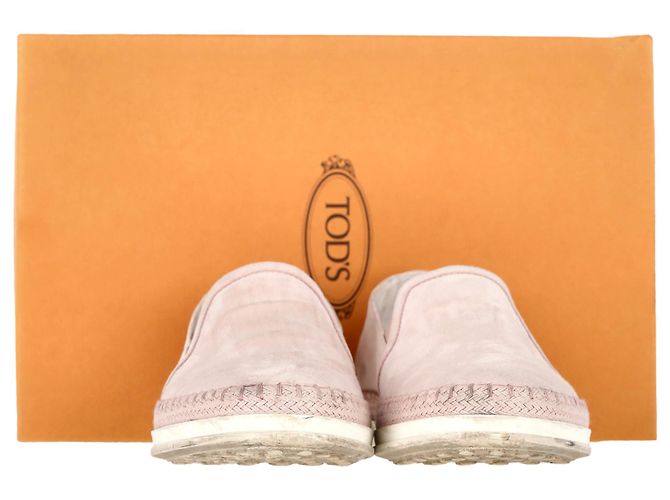 Zapatillas Slip-On Tod's en ante rosa pastel - vista 2