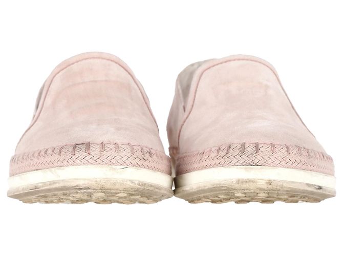 Zapatillas Slip-On Tod's en ante rosa pastel - vista 3