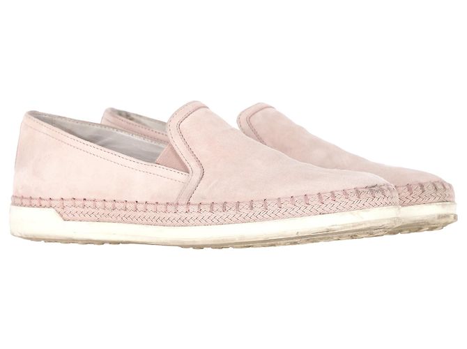 Zapatillas Slip-On Tod's en ante rosa pastel - vista 5