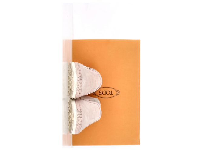 Zapatillas Slip-On Tod's en ante rosa pastel - vista 9