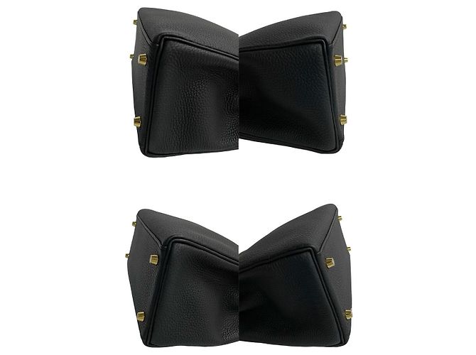 Hermès Hermes Kelly Touch 28 Togo Crocodile Bag Black - view 8