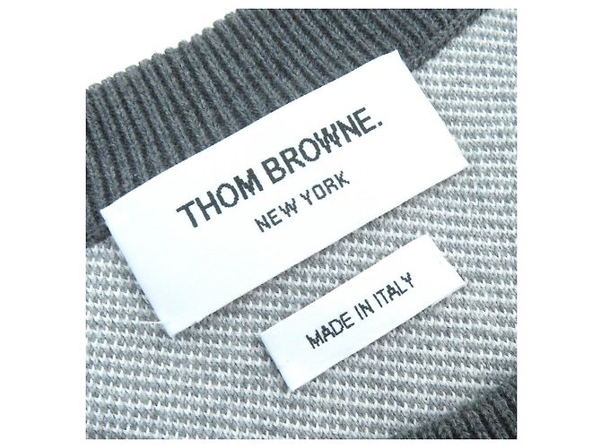 Thom Browne HECTOR Icon 4-Bar Pullover MKA303A - vista 5