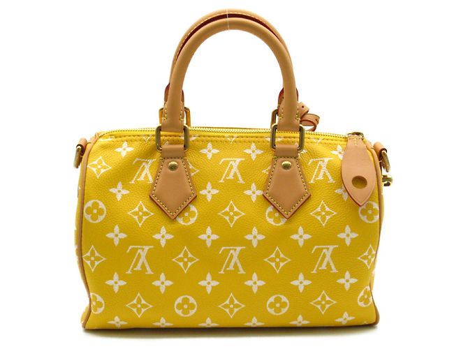 Louis Vuitton Speedy P9 Bandouliere 25 Shoulder Bag Jaune - vue 3