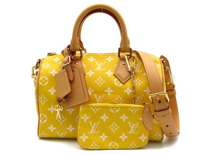 Louis Vuitton Speedy P9 Bandouliere 25 Shoulder Bag Jaune - vue 4