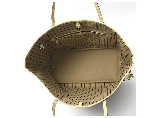 Tote Monogram Neverfull MM M46975 de Louis Vuitton Beige - vue 4