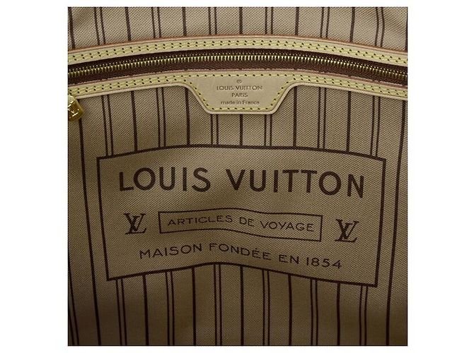 Tote Monogram Neverfull MM M46975 de Louis Vuitton Beige - vue 5